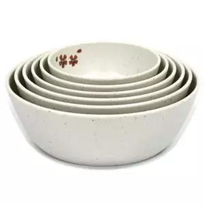 매트볼 밥그릇 국그릇 탕기 동백전사매트볼 G-0406 (WFK9PIE)