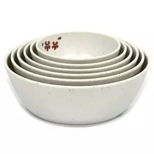 매트볼 밥그릇 국그릇 탕기 동백전사매트볼 G-0404 (WFK9PIC)