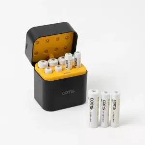 컴스 AAA충전배터리개8개와 충전기 AA충전건전지 전용 4개 HA110 리튬이온