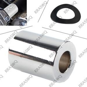 크롬 모터사이클 힐 시프터 제거기 시프트 샤프트 스페이서 키트 할리 FL 투어링 1980년 이후용