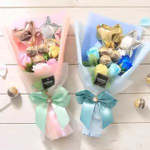 비누꽃 풍선 페레로로쉐 꽃다발 유치원 초등 졸업식 입학식 학예회 초콜릿 간식 단체 선물