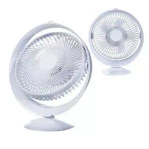 삼우힐링620 USB 충전식 360도 회전 탁상용 선풍기차량 미니 사무실 소형 침실