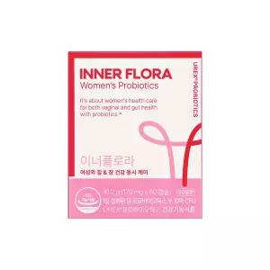 이너플로라 질 유산균 프로바이오틱스 리뉴얼 상품 60캡슐 2개월분 2248984 뉴오리진 J