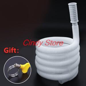 1M-10M 15mm x 화이트 드레인 호스 파이프 에어 컨디셔너  세탁기 입구 배관
