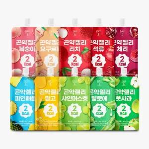 데이앤 곤약젤리 알로에 체리 사과 복숭아 포도 망고 과일젤리 저칼로리 간식 150mlx30포 실속포장 2249618