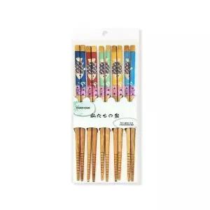 고품질 나무 일본식 대나무 고급 젓가락 세트 5P(잉어) 고급 일식 (WFK9ZZG)