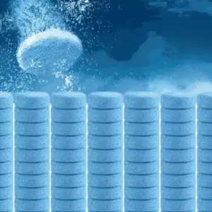 워셔액 자동차 코인워셔액 고체 강력세정 발수 시야 파란색