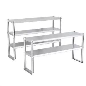 스텐 상부장 업소용 상단 수납 2단 양념장 선반 정리대 60x30x60cm