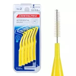 덴탈프로 치간칫솔 L형 10P 사이즈 2(ss) 어금니 전용