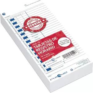 피라미드 타임 시스템 35100-10S 스페인 카드 3500 3500SS 3600SS 3700SS 및 3700 펀치 시계 4인치 x 9인치