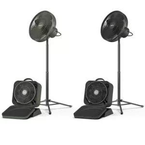 캠핑용 무선선풍기 APP풍량조절 10인치 서큘레이터 그린