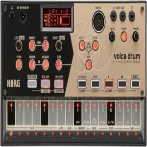 16단계 시퀀서 및 액티브 스텝이 포함된 Korg Volca 드럼 디지털 타악기 신디사이저