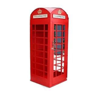 공중 전화 박스 스튜디오 철제 부스 레트로 복고 1 8m 촬영
