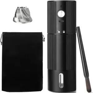 전기 커피 그라인더 휴대용 원뿔형 버 45가지 조절 가능한 설정 에스프레소 가정 여행 캠핑 사무실용 무선