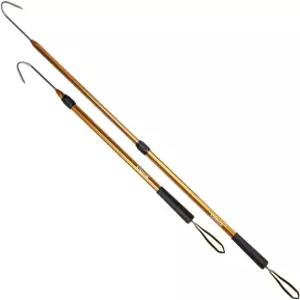 개퍼 스포츠 낚시 알루미늄 확장 가능한 물고기 개프 후크 스테인리스 바다 창 태클이 있는 가벼운 낚싯대