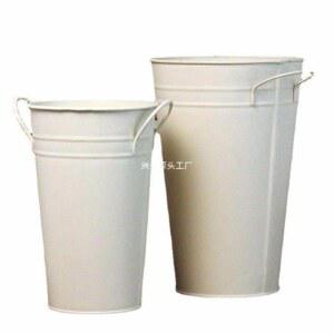 화이트 양철통 식물 5pcs 틴바스켓 와인 소품 다육식물 수납 1 인테리어 실내 정원