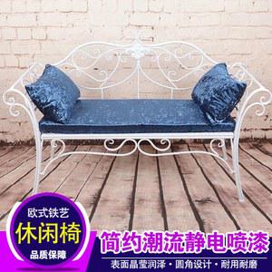 화이트 엔틱 철제 공주 감성 2인용 슬림 스 벤취 공원의자 식탁의자 벤치