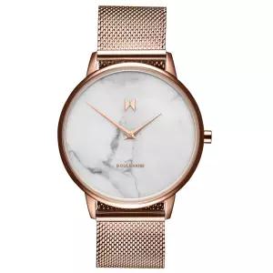 MVMT Boulevard 여성 시계 [세금포함] [정품] 38 MM 스틸 Mesh Band 미니멀리스트 Malibu Marble 손목시계