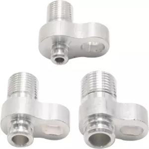 호환 CADUFUELLY R134a 맞춤형 AC 라인 3개 압축기 드라이어 응축기 라디에이터 피팅 어댑터 자동차 에어컨