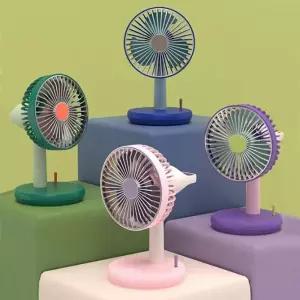 탁상용 휴대용 걸이용 소형 컬러 미니 선풍기 XIW7+7DOL
