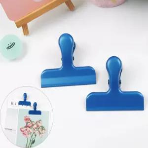 문서집게 과자집게 인테리어 소품 빈티지 종이 문서 사진 집게 블루