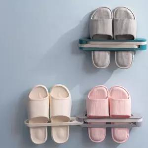 3단 접이식 코너 공간활용 실내화 수건 행거 거치대 Omq7+7fHd