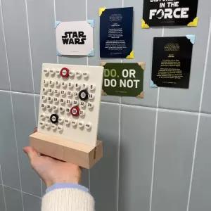 레터링 탁상 테이블 캘린더 만년달력 미니달력 레트로