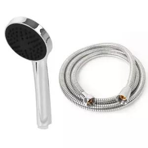 [골드스마일]자취방샤워호스 스테인레스 메탈줄 고급2m 돌출분사구 샤워기교체