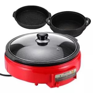 [블루마켓]대원8500 전골팬 그릴팬 분리형 파티쿠커 전기냄비 전기후라이팬 전기팬 지짐판