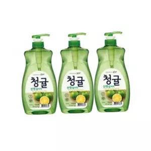 I18 참그린 청귤 1kg 용기 3개입 라이온코리아 주방세