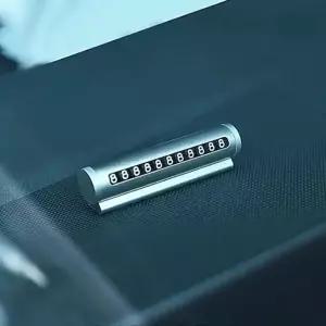 다이얼 전화번호판 차량용 주차 번호판 자동차 필수 (WFKA5EY)