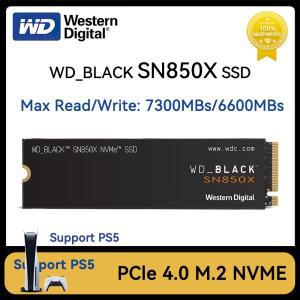 WD_BLACK SN850X 1TB/2TB/4T NVMe SSD 게임 드라이브 내부 솔리드 스테이트 PCIe4.0 M.2 2280(Playstation