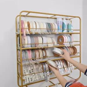 리본정리대 꽃집 끈 골드 주방양념선반 블랙 거치대