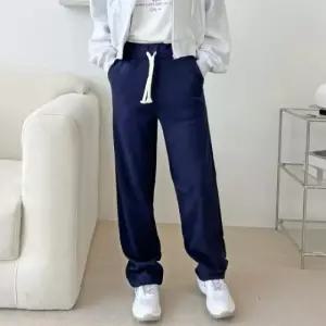 건빵바지 여자바지 일자 남자바지 무지 끈조절 (WFKAN1F)