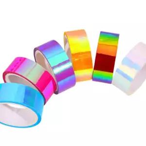 홀로그램 테이프 셀로판 반짝이 튜닝 다용도 다꾸 다이어리 봉돌 꾸미기 자작 채비 데코 3개