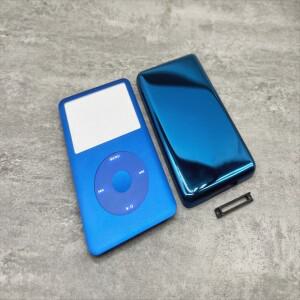 파란색 전면 페이스플레이트 백 케이스 하우징 iPod 6th 7th Classic 80GB 120GB 160GB용 ClickWheel 센터