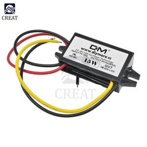 DC-DC 벅 컨버터 레귤레이터 12V  5V 3A 15W 자동차 모니터 전원 공급 장치 동기 정류 과부하 보호