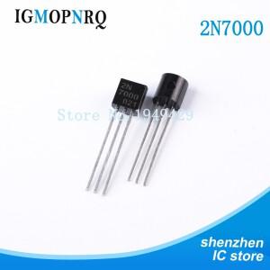 50PCS 2N7000 TO92 MOSFET N-CHANNEL 60V 200mA  고속