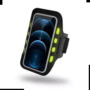 아이폰12 PRO 야간등산 LED발광 스마트폰 안전 암밴드