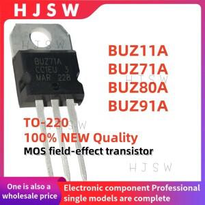 10PCS 100% 새롭고 품질 BUZ11A BUZ80A 1BUZ91 TO-220 MOS 전계 효과 트랜지스터