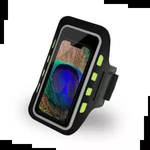 아이폰13미니 야간등산 LED발광 스마트폰 안전 암밴드 아이폰13mini