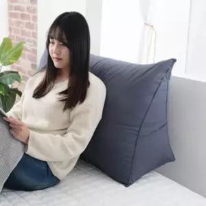 쇼파 삼각쿠션 대형 침대 사무실 등쿠션 등받이 삼각