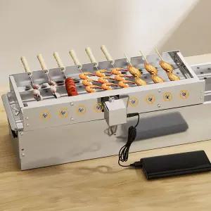 양꼬치기계 자동 회전 바베큐 불판 휴대용 꼬치구이기계