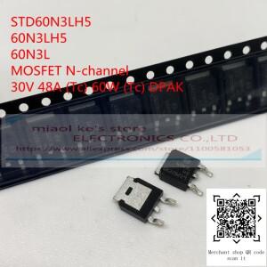 MOSFET N 채널 트랜지스터 STD60N3LH5 60N3L 30V 48A Tc 60W DPAK 10 개 100%