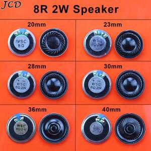 JCD 초박형 스피커 혼 라우드 직경 20mm 8 ohm 8R 2W 2개