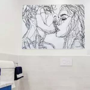 M 패브릭 대형 커플 포스터 (WFKB3ZR)