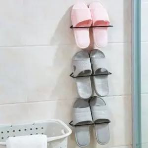 실내화거치대 슬리퍼 거실화 실내화 벽걸이 정리대 (WFKAZQS)