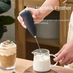 전기 우유 Frother 핸드 헬드 믹서 커피 거품기 계란 비터 카푸치노 교반기 미니 소형 휴대용 블렌더 홈 주