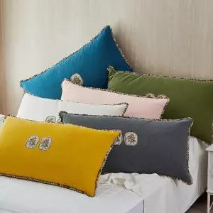 이솔홈 투샷 고급 대쿠션 등쿠션 헤드쿠션 커버