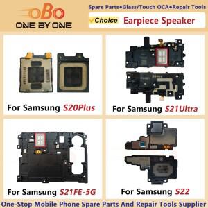 삼성 호환 S20 S21 S22 PLUS ULTRA FE 5G S901B 사운드 이어 스피커 수리 교체 부품 용 상단